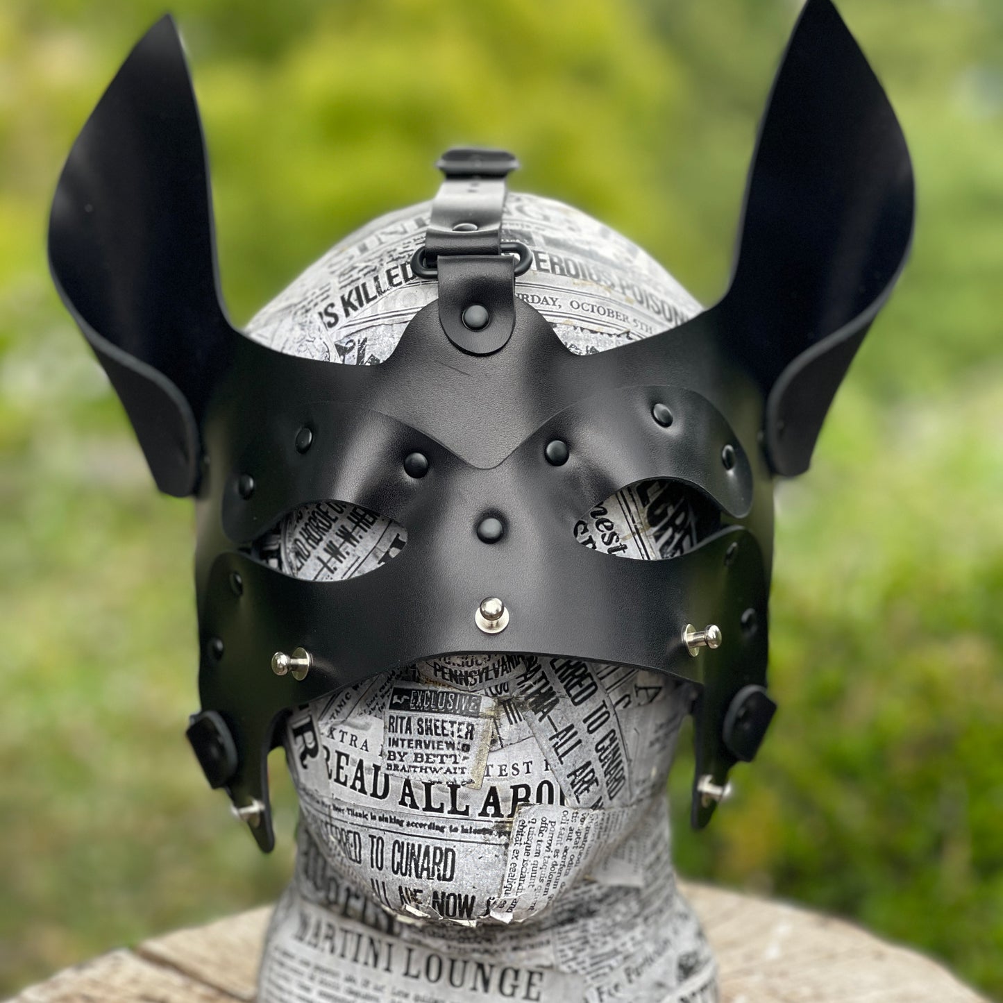 Leather Dog mask