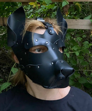 Leather Dog mask