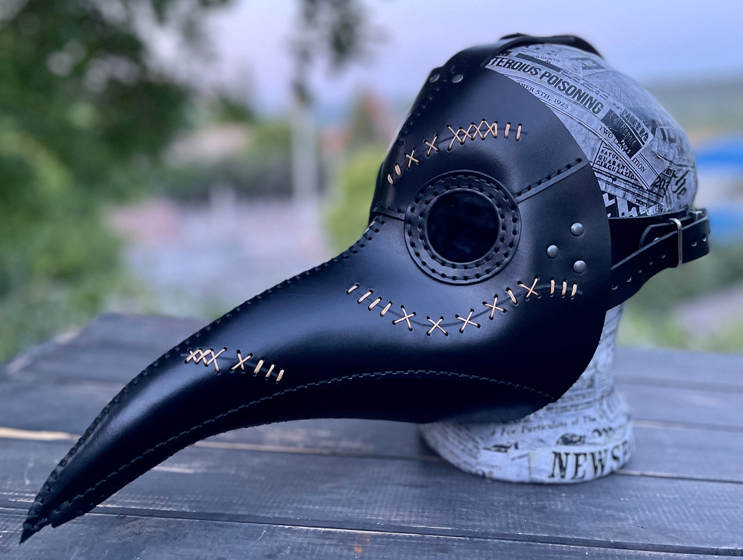 Plague Doctor Mask “Memento Mori” edition