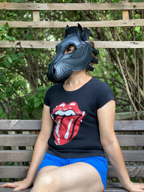 Leather Horse Mask