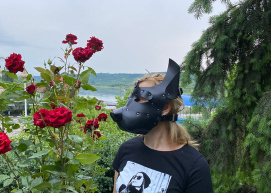 Leather Dog mask