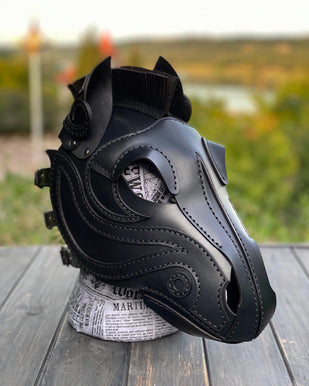 Leather Horse Mask