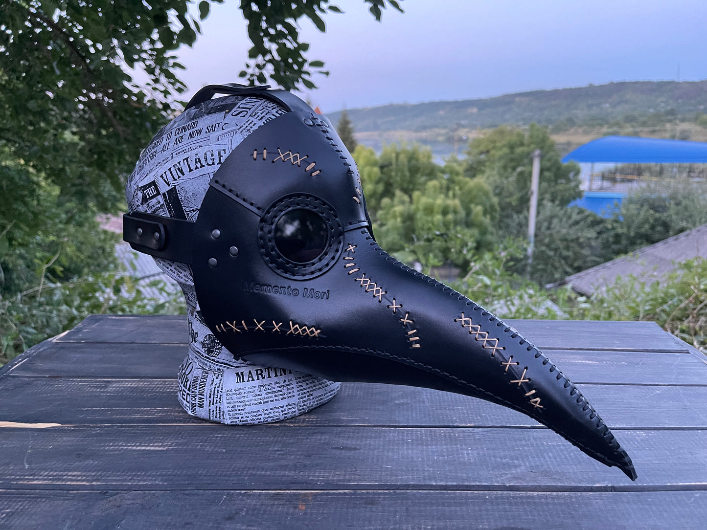 Plague Doctor Mask “Memento Mori” edition