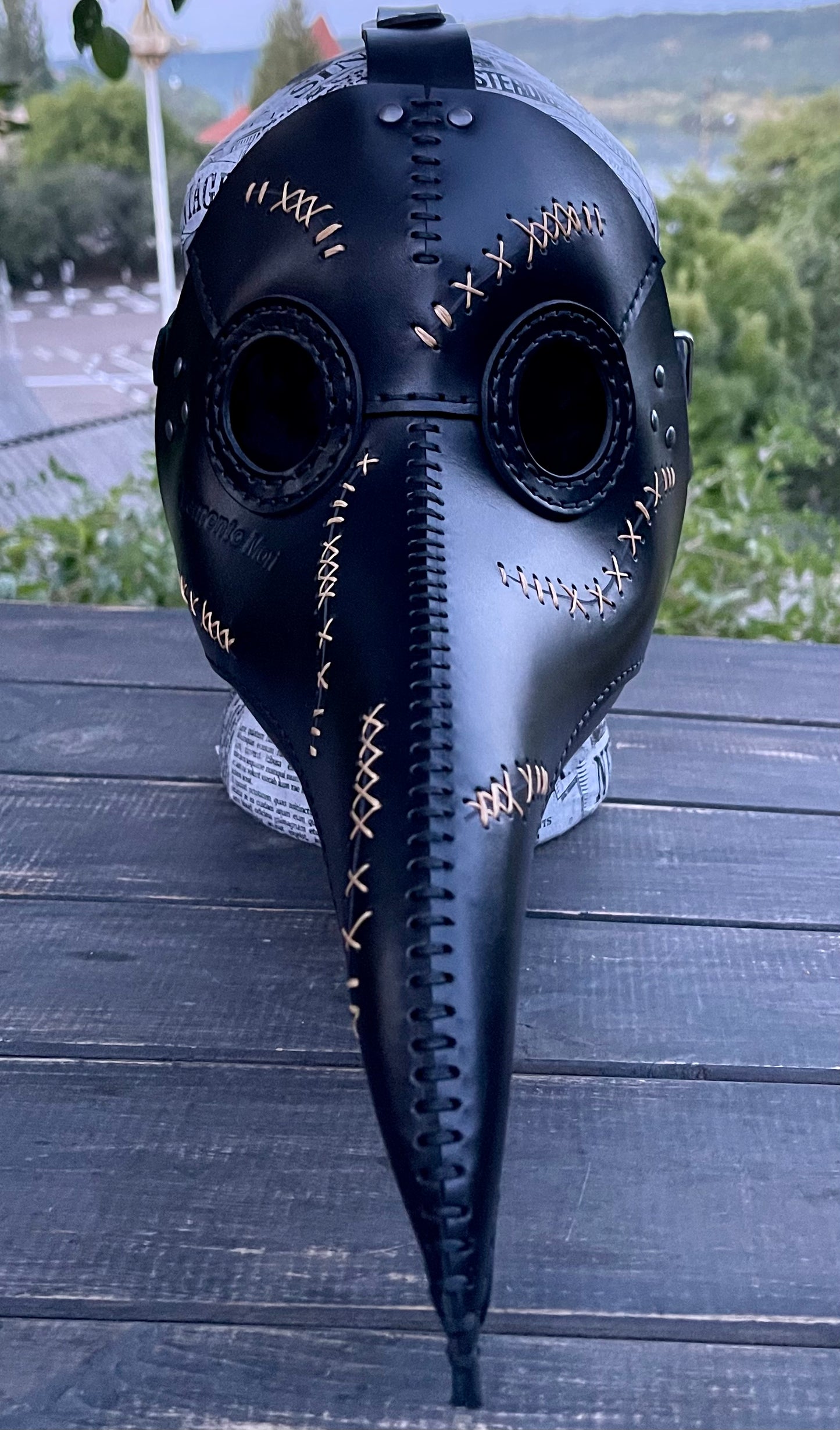 Plague Doctor Mask “Memento Mori” edition