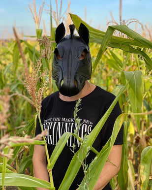 Leather Horse Mask