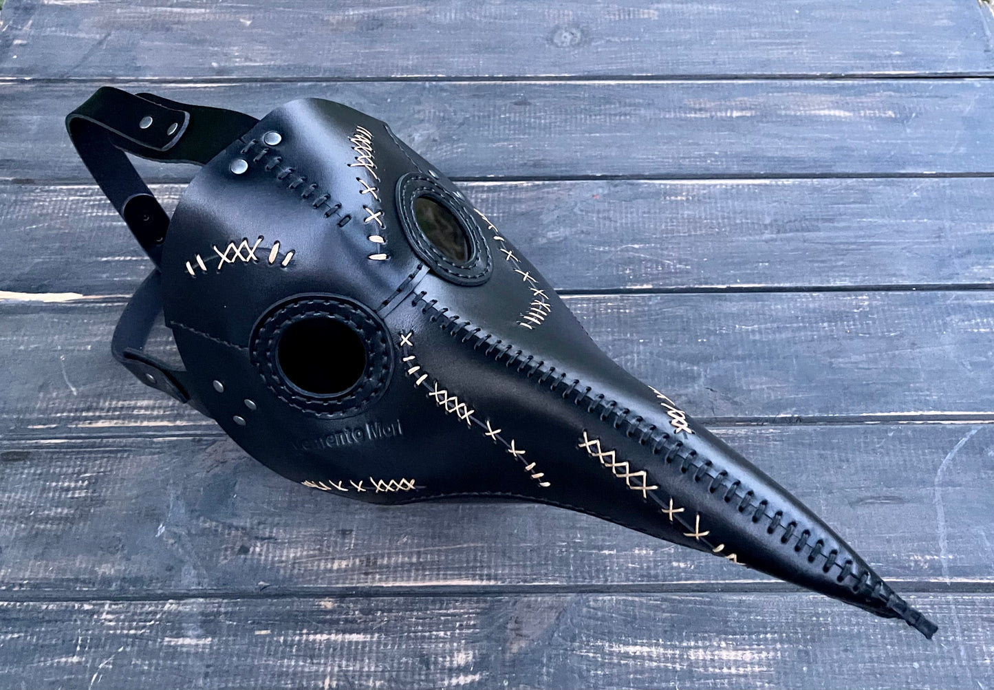 Plague Doctor Mask “Memento Mori” edition