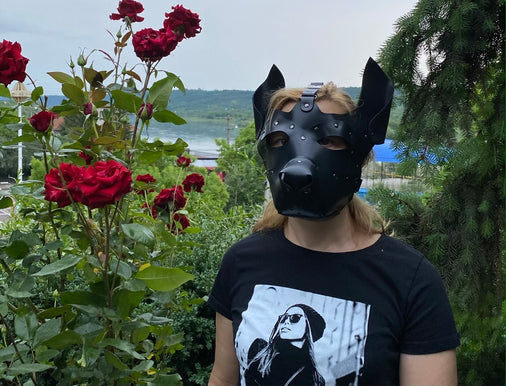 Leather Dog mask