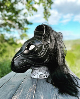 Leather Horse Mask