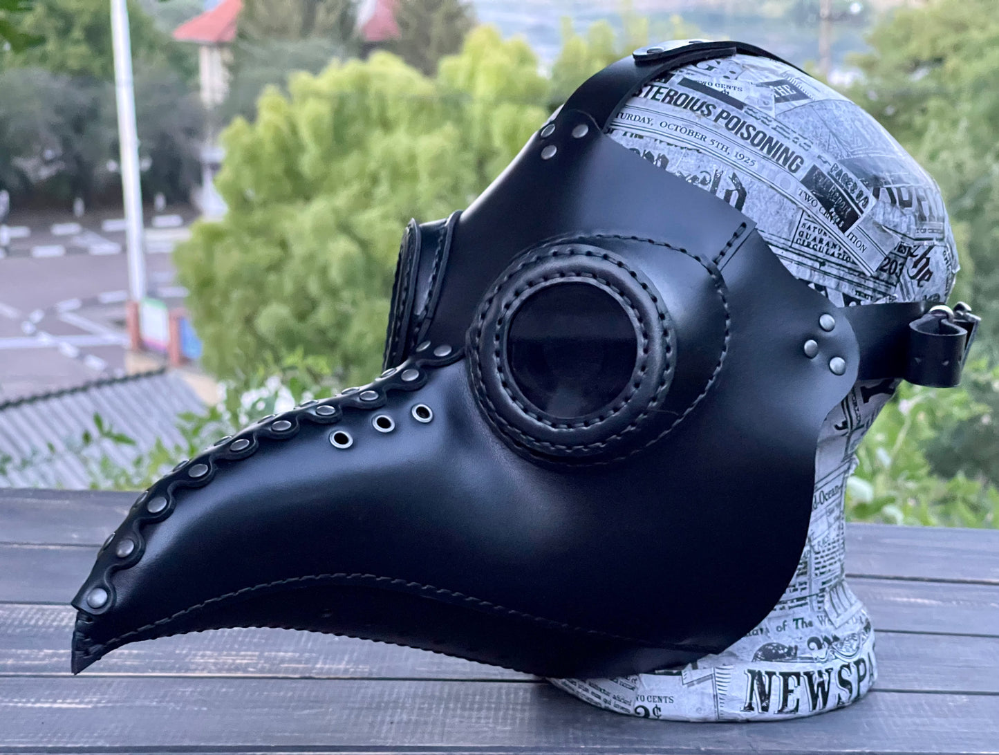 Plague Doctor Mask  suitable for wearing with glasses